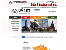 Tablet Screenshot of kam-na-vylet.cz